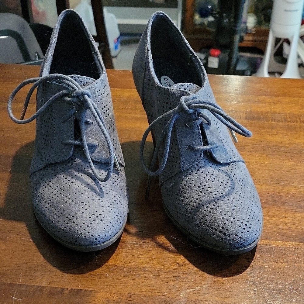 Dr. Scholl's Gray Lace Up Boots